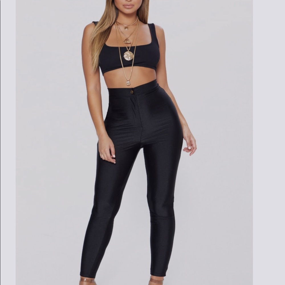 Black Disco Pants